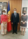Visita del ministre d’Afers Exteriors de Xile, Andrés Allamand