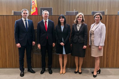 Visita del ministre d'Afers Exteriors de Letònia, Edgars Rinkevics