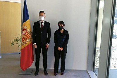 Visita del ministre d'Afers Exteriors d'Hongria, Péter Szijjártó