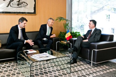 Visita del portaveu del Grup Popular al Parlament d'Àustria, Reinhold Lopatka