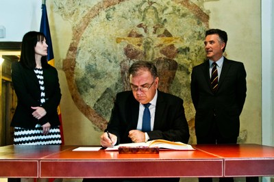 Visita del president de Bòsnia i Hercegovina Mladen Ivanic
