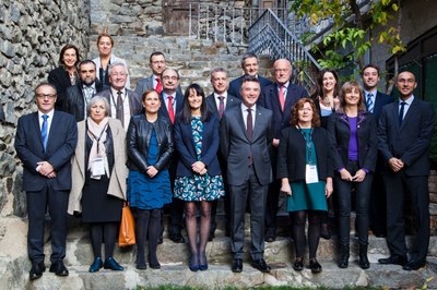 Visita dels representants del Consorci de la Comunitat de Treball dels Pirineus