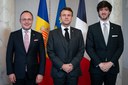 Visita institucional al Copríncep francès per abordar el tram final de les negociacions amb la UE Visita institucional al Copríncep francès per abordar el tram final de les negociacions amb la UE