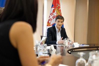 La presidenta de l’Assemblea Nacional de Sèrbia, Ana Brnabić.