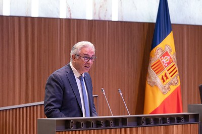 El president de l’Assemblea Parlamentària del Consell d’Europa, Theodoros Rousopoulos