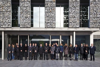 Acte de rebuig a l’atemptat perpetrat a París a Casa de la Vall, 08-01-2015