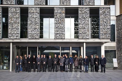 Acte de rebuig a l’atemptat perpetrat a París a Casa de la Vall, 08-01-2015