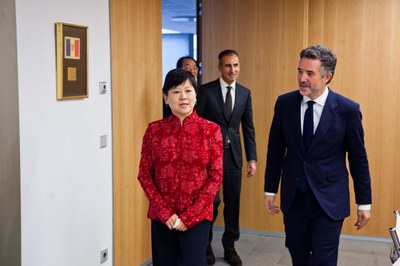 Visita de l'Associació per a la Promoció de les Relacions amb la Xina, 4 de desembre del 2014