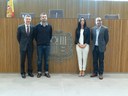 Visita del Maire de l'Hospitalet-près-l'Andorre, 18-09-2014