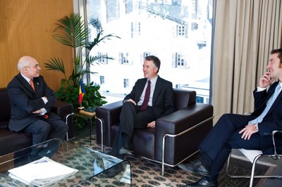 Visita del representant del copríncep francès, Thierry Lataste