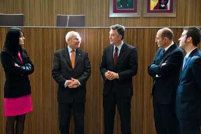 Visita del representant del copríncep francès, Thierry Lataste