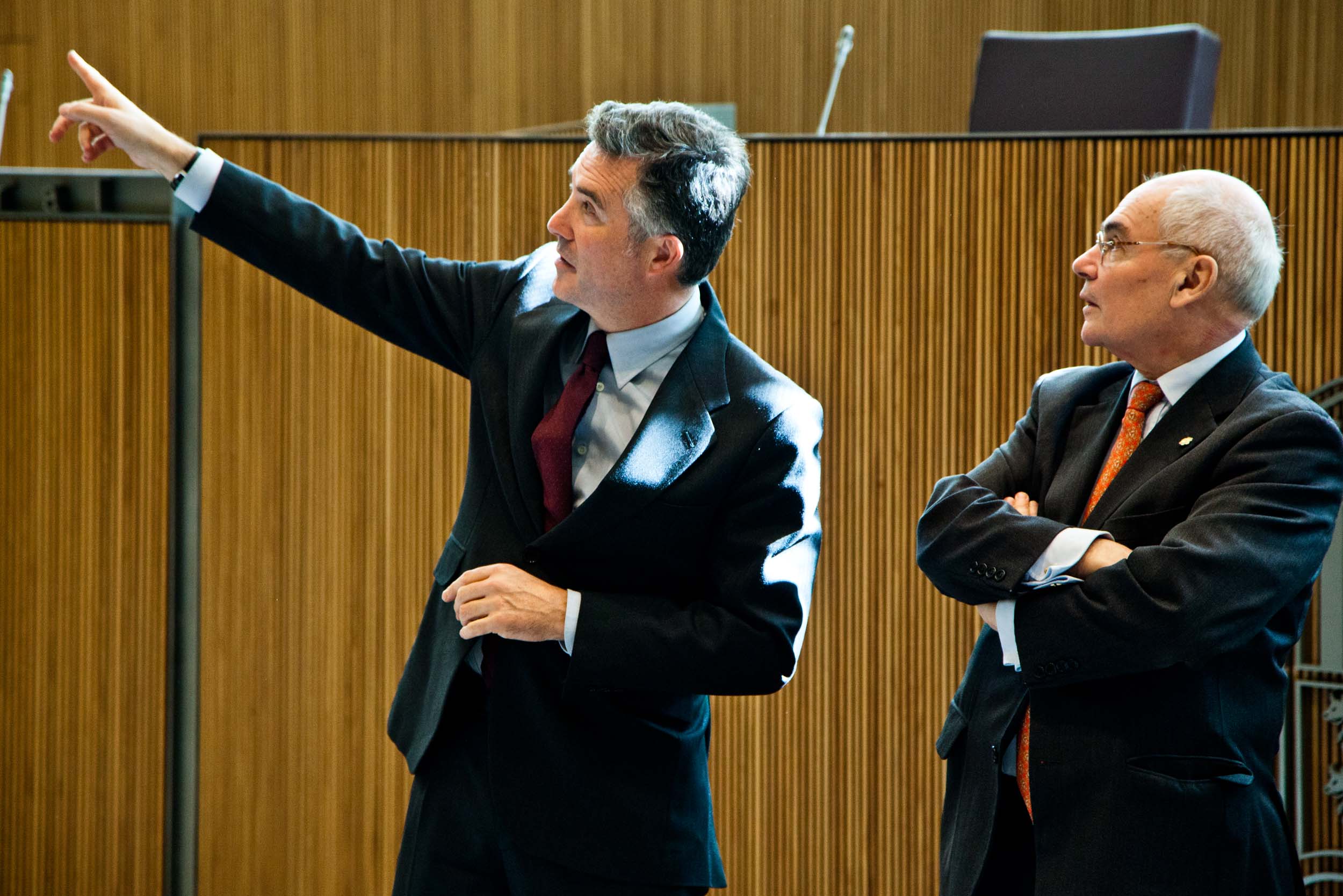 Visita del representant del copríncep francès, Thierry Lataste
