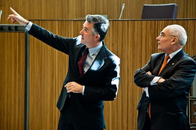 Visita del representant del copríncep francès, Thierry Lataste