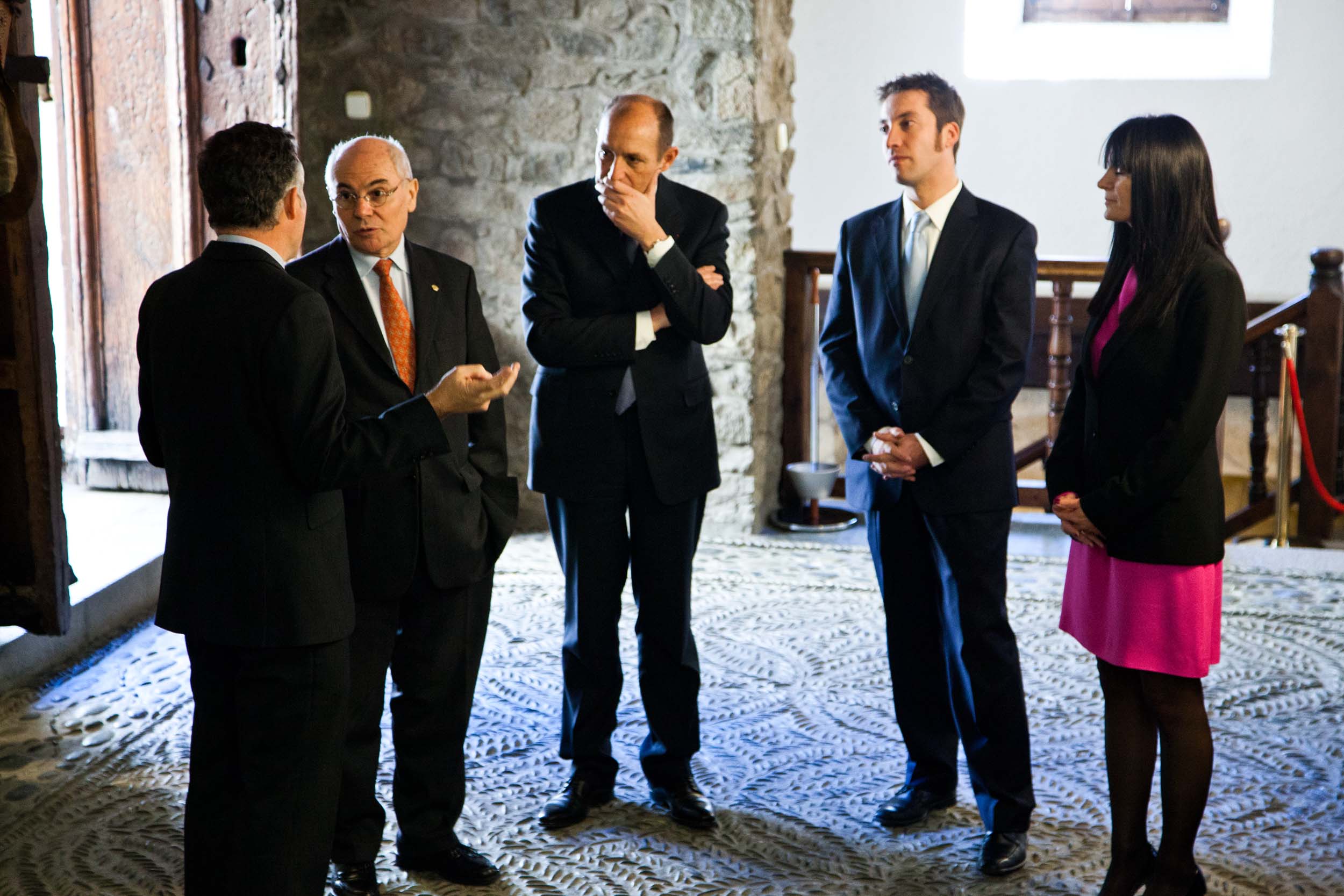 Visita del representant del copríncep francès, Thierry Lataste