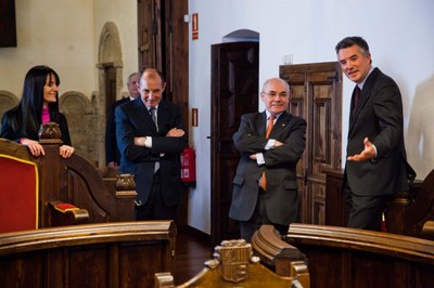 Visita del representant del copríncep francès, Thierry Lataste