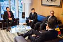 Visita de la Unió Europea (Claude Maerten) al síndic i subsíndica