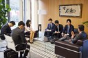 Visita del vice-ministre d'Afers Exteriors del Japó, Kentaro Sonoura
