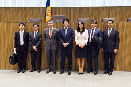 Visita del vice-ministre d'Afers Exteriors del Japó, Kentaro Sonoura