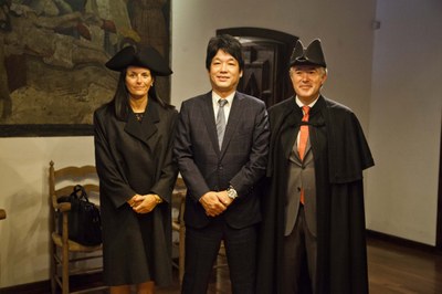 Visita del vice-ministre d'Afers Exteriors del Japó, Kentaro Sonoura