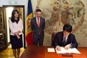 Visita del vice-ministre d'Afers Exteriors del Japó, Kentaro Sonoura