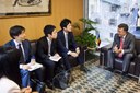 Visita del vice-ministre d'Afers Exteriors del Japó, Kentaro Sonoura