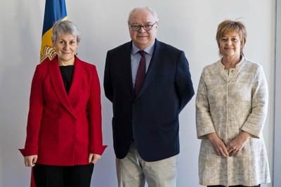 La Síndica i la Subsíndica General es reuneixen amb el nou ambaixador espanyol acreditat a Andorra per presentar-se 