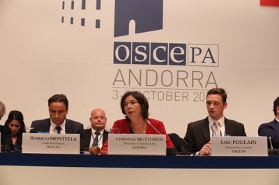 Mr. Roberto Montella, Secretary General of the OSCE Parliamentary Assembly